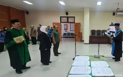 Pengambilan Sumpah Jabatan dan Pelantikan