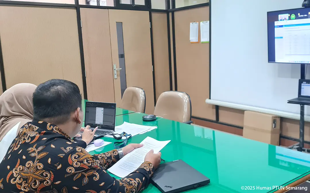 Zoom Koordinasi Penyelesaian Pagu Minus