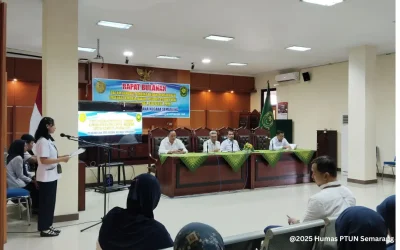 Rapat Bulanan PTUN Semarang